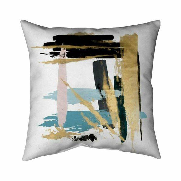Fondo 26 x 26 in. Pastel Stroke-Double Sided Print Indoor Pillow FO2791640
